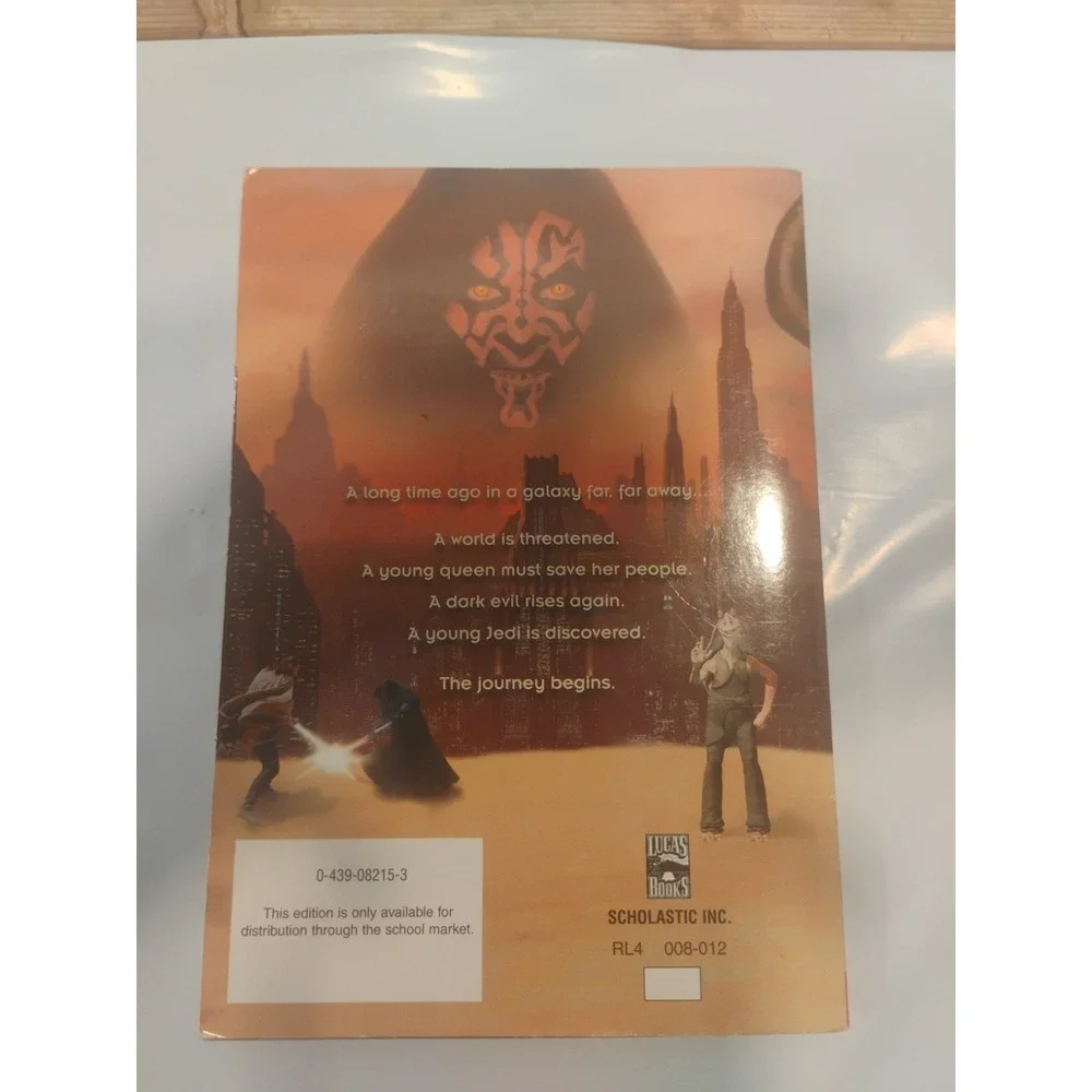 Star Wars Episode 1 The Phantom‎ Menace Vintage Paperback Book 1999  1st Edition